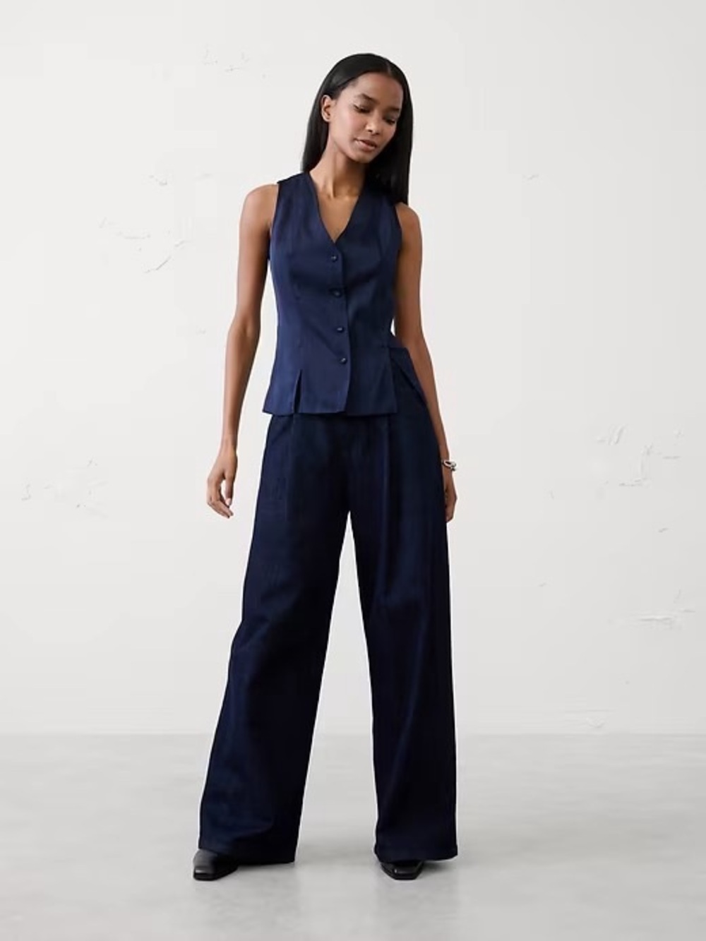 Banana Republic Navy Vest Top